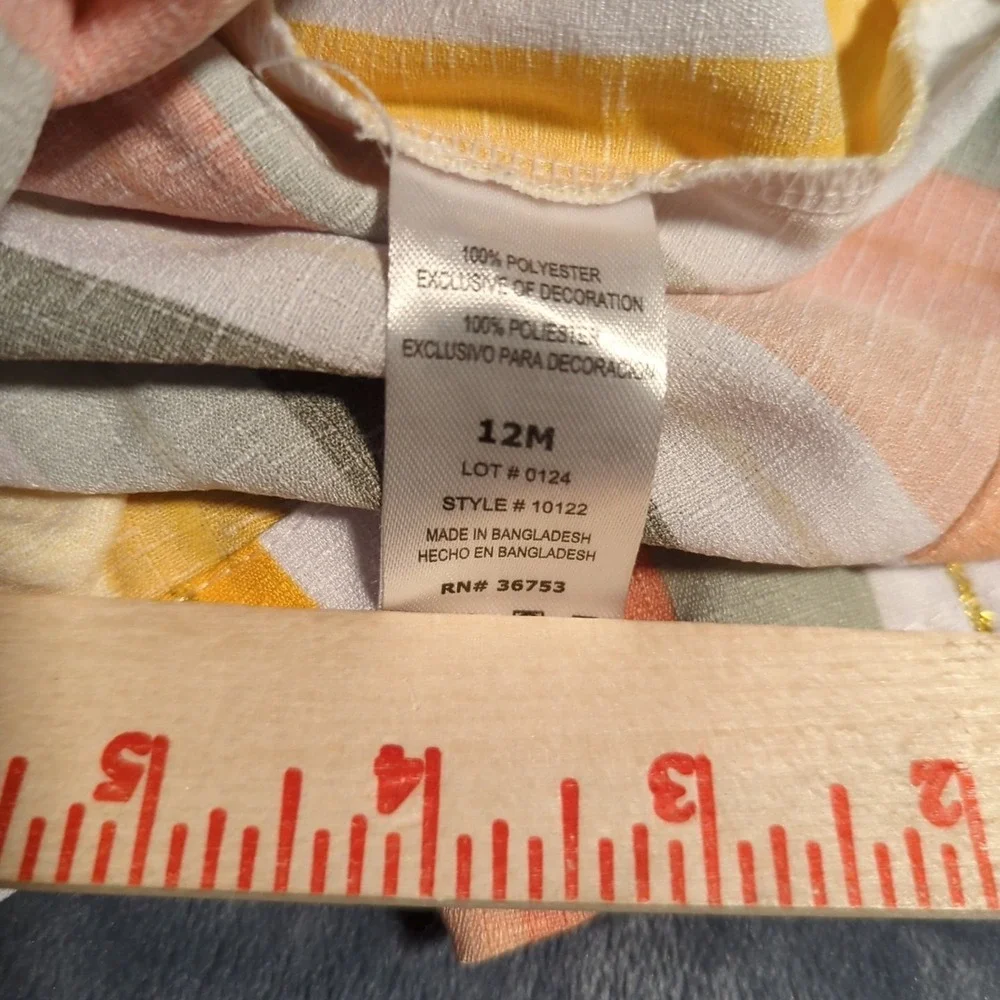 Girls 12 Months Clothing Lot – 3 Dresses 1 Short Set Spring/Summer